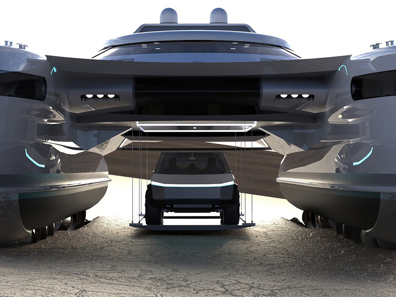 ابتكار يخت يسير على الرمال بـ 30 مليون دولار